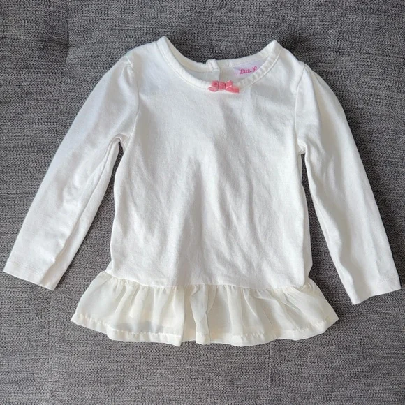 Little Lass Pink and White Outfit Set - Picture 7 of 12